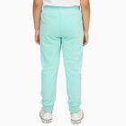 Girls Mint Green Printed Cotton Blend Pyjama, एक्वा, small image number null