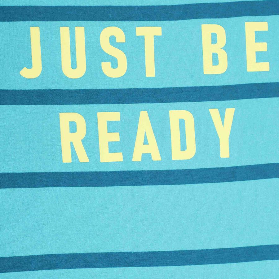 Striped T-Shirt, Light Blue, large image number null