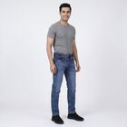 Men's Light Blue Slim Fit Stretchable Jeans, हल्का नीला, small