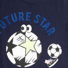 Boys' 100% Cotton Half Sleeves T-Shirt , Navy Blue, small image number null
