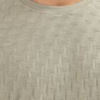Men's Round Neck Half Sleeves T-Shirt, Light Green, small image number null