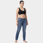 Women's Black Wireless Seamless Bralette, काला, small