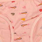 Girls Blue Regular Fit Solid Panty, गहरा नीला, small
