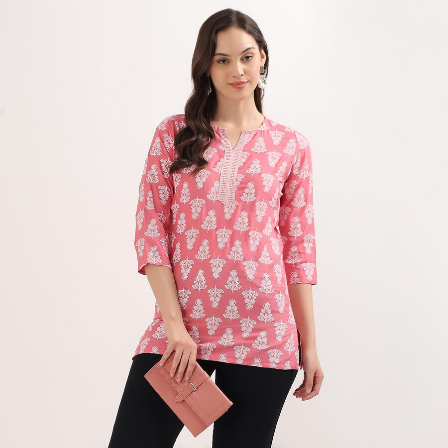 Ladies' Kurti, Light Pink, large image number null