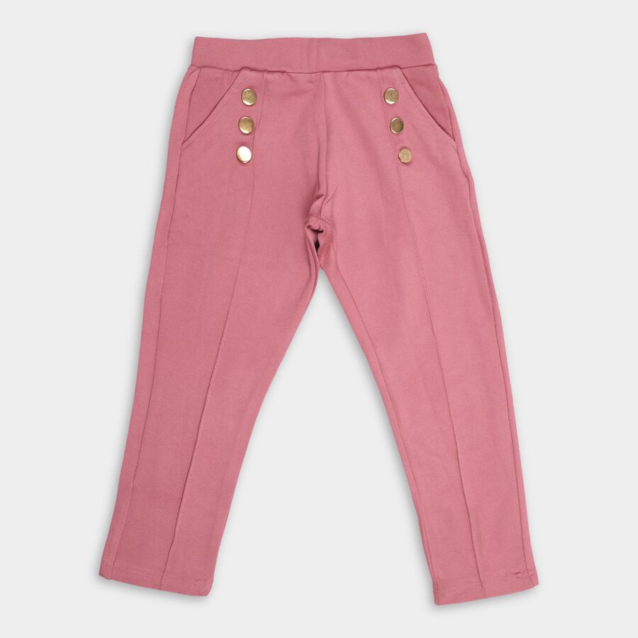 Girl's Trousers , Pink, large image number null