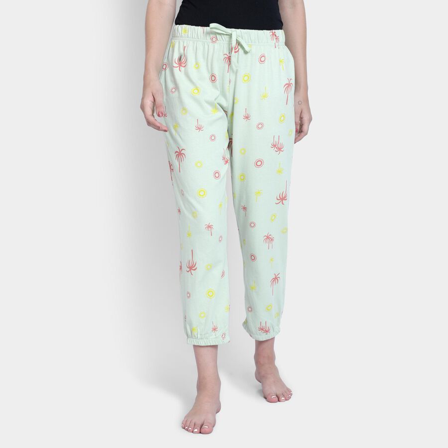 Ladies' 100% Cotton Pyjama , हल्का हरा, large image number null