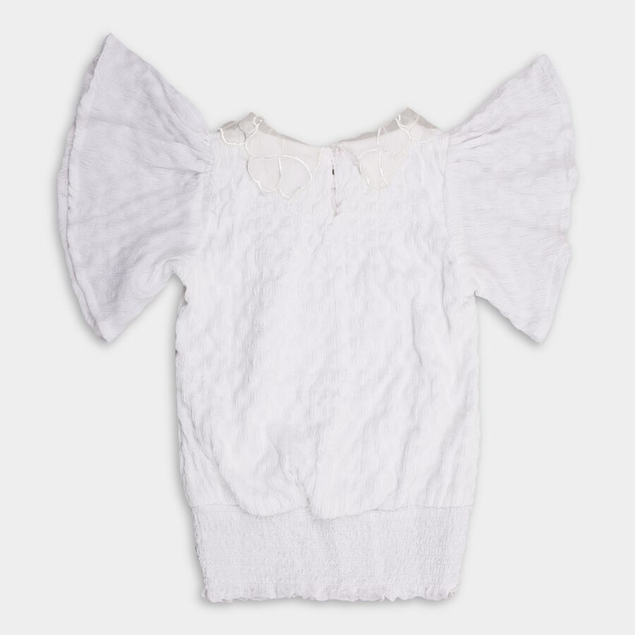 Girls' T-Shirt , सफ़ेद, large image number null