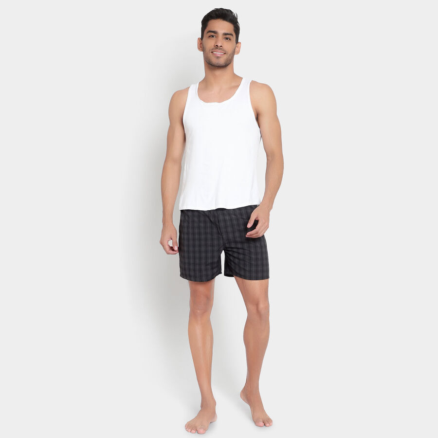 Checks Boxers, Dark Grey, large image number null