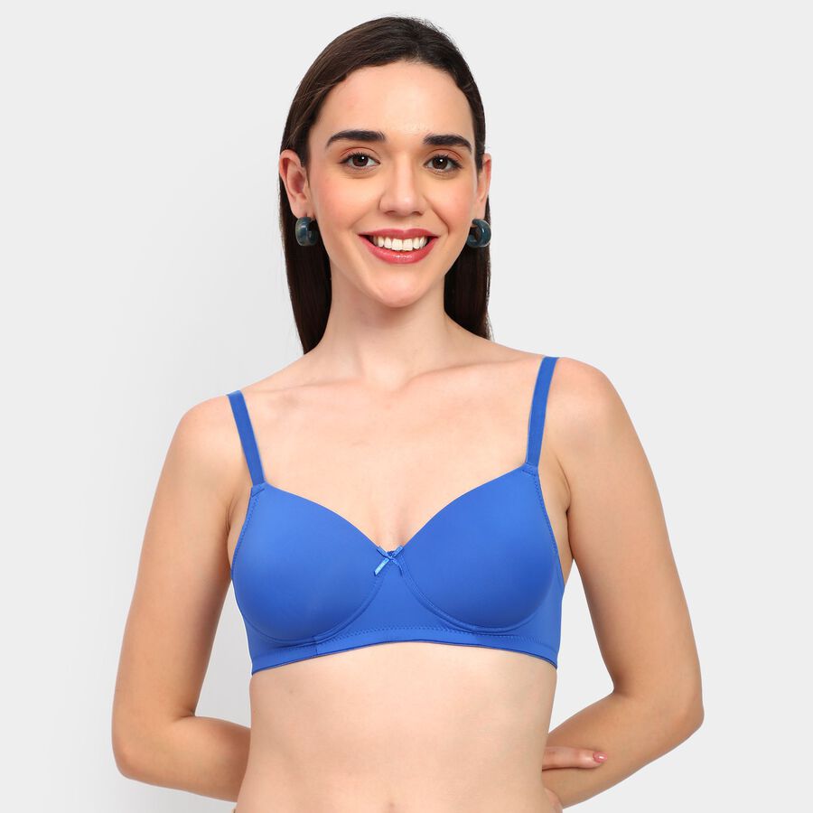 Ladies' Bra, Mid Blue, large image number null
