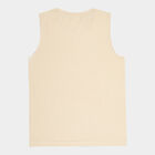 Boys Cotton T-Shirt, Beige, small image number null