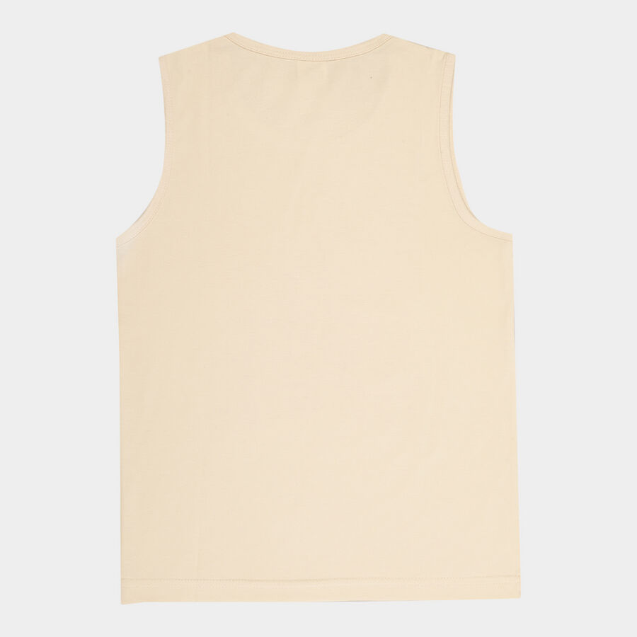 कॉटन टी-शर्ट, गहरा पीला, large image number null