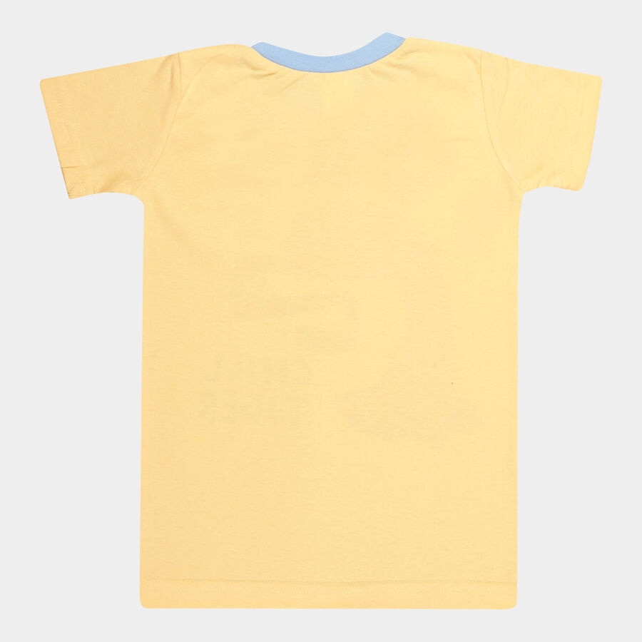 Boys T-Shirt, गहरा पीला, large image number null