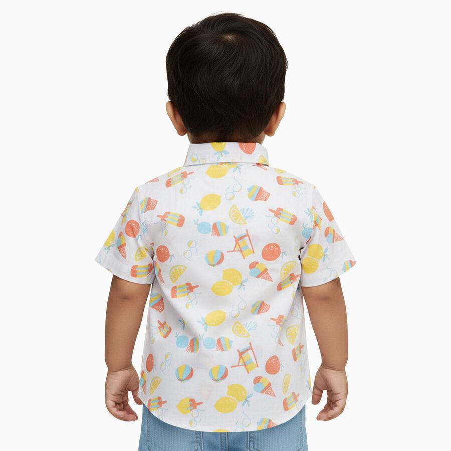 Infants' Shirt, ऑफ व्हाइट, large image number null
