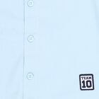 Boys' Casual Shirt, Light Blue, small