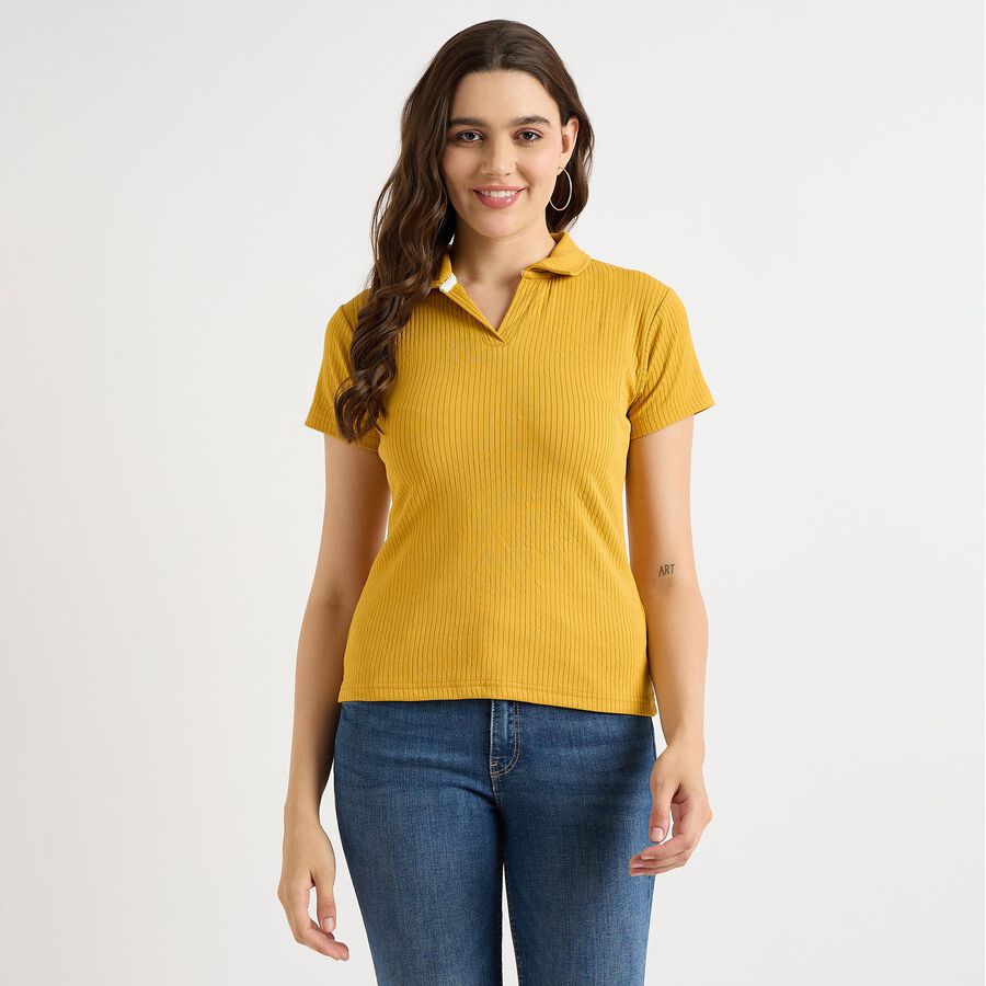 Ladies' Polo Shirt, मस्टर्ड, large image number null