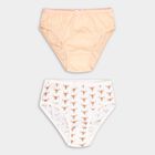 Girls' Cotton Panty, White, small image number null
