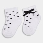 Infants' Socks (Pack of 2), Black, small image number null