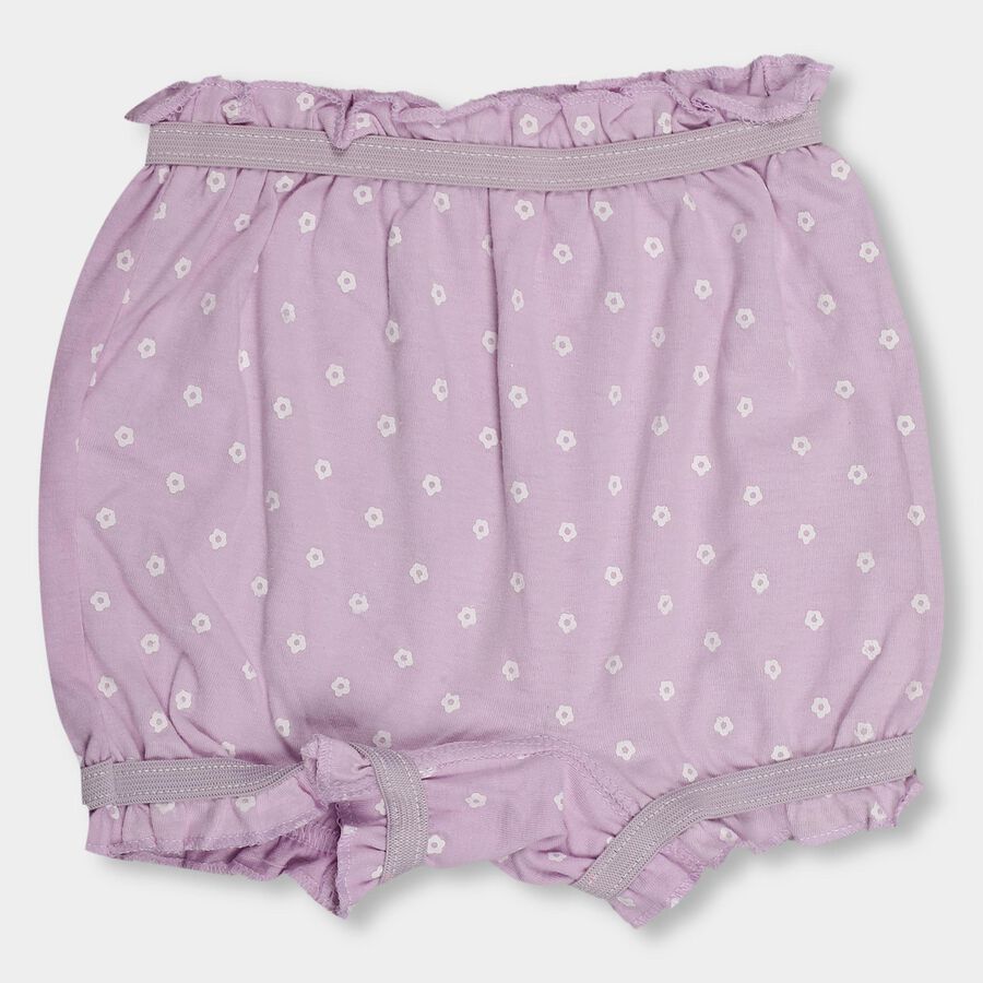 Girls' 100% Cotton Basic Bloomer , Lilac, large image number null