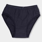 Girls' 100% Cotton V-Cut Panty , Navy Blue, small image number null
