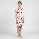 Women's Pink Nighty, हल्का गुलाबी, small