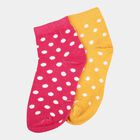 Girls Ankle Basic Socks, Yellow, small image number null