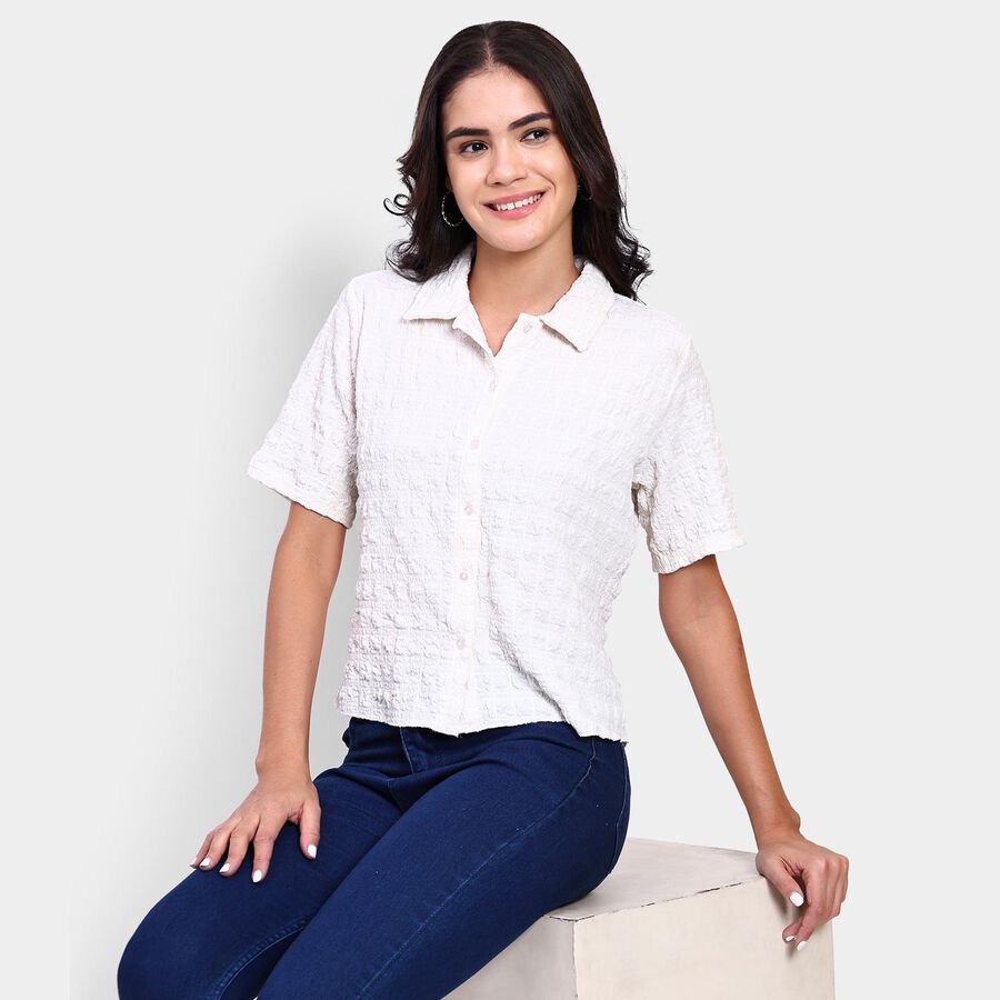 Ladies' Shirt , Off White, large image number null