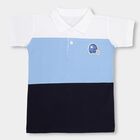 Boys' 100% Cotton Half Sleeves T-Shirt, हल्का नीला, small image number null