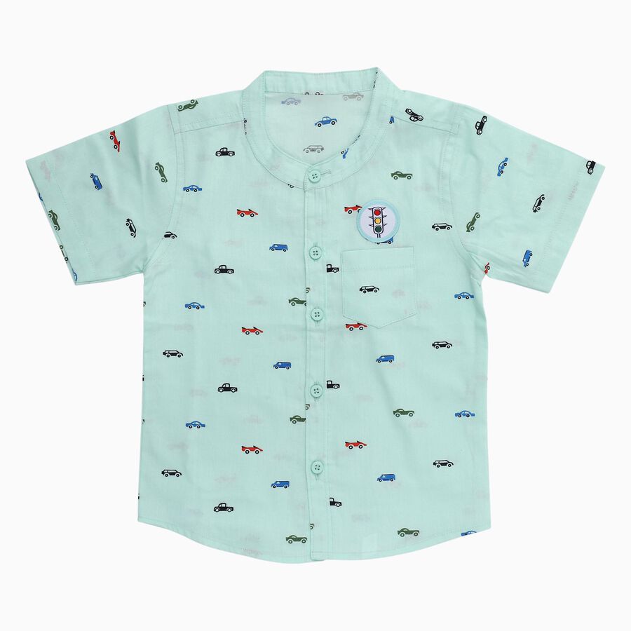 Infants' Shirt, हल्का हरा, large image number null