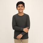 Boys Charcoal Grey Thermal Upper, चारकोल, small image number null