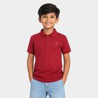Boys Pink Round Neck Casual Boys T-Shirt, गुलाबी, small