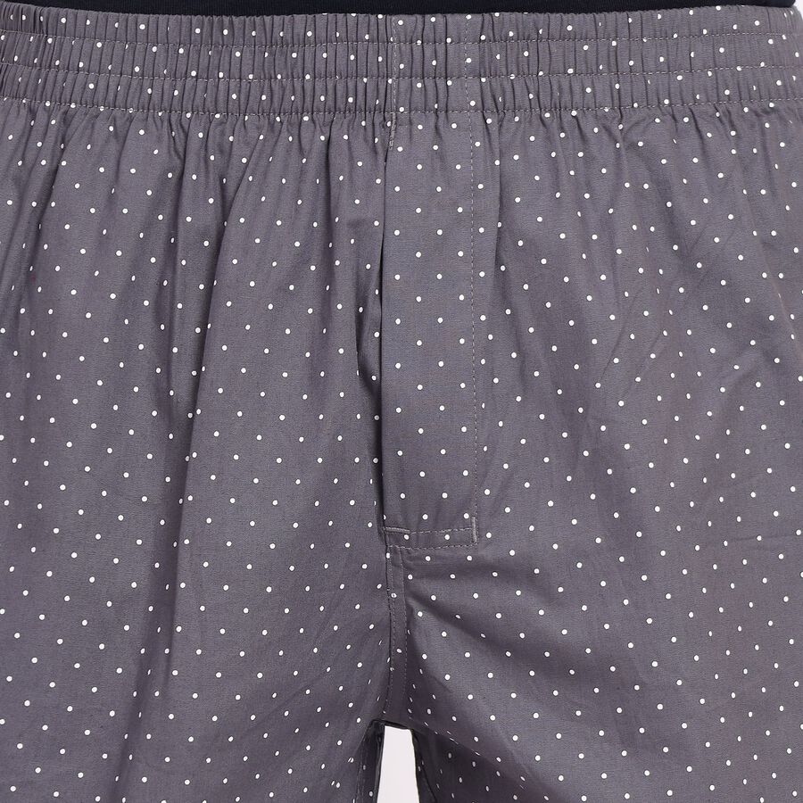 Men's 100% Cotton Boxers , Light Grey, large image number null