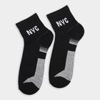 Men's Socks (Pack of 3), काला, small image number null