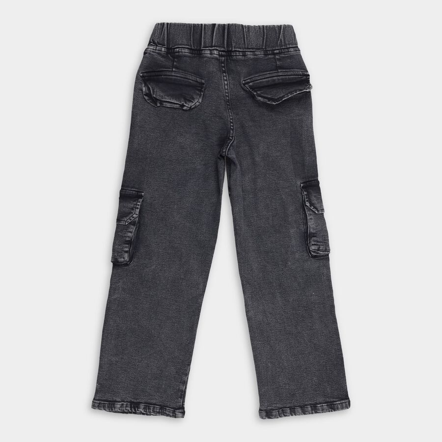 Girls' Jeans, Dark Green, large image number null