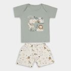 Infant Boys' 100% Cotton Baba Suit, हल्का हरा, small image number null