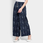 Printed Palazzo, Navy Blue, small image number null