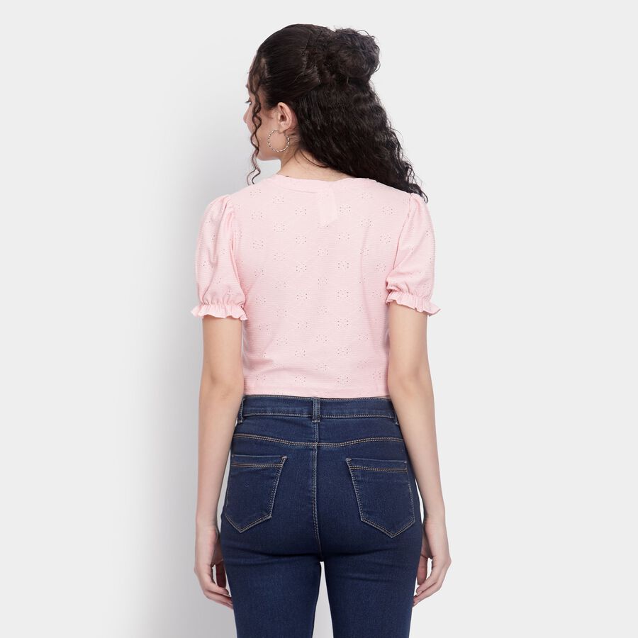 Ladies'  Crop  Top, Pink, large image number null