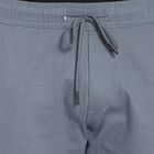 Solid Jogger Casual Trousers, Mid Blue, small image number null