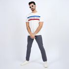 Men's Slim Fit Casual Trousers , गहरा ग्रे, small image number null