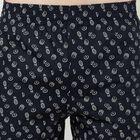 Cotton Printed Inner Elastic Boxers, Navy Blue, small image number null
