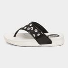 Womens Moulded Sliders, काला, small image number null
