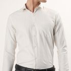 Men's Light Green Spread Collar Classic Formal Shirt, हल्का हरा, small