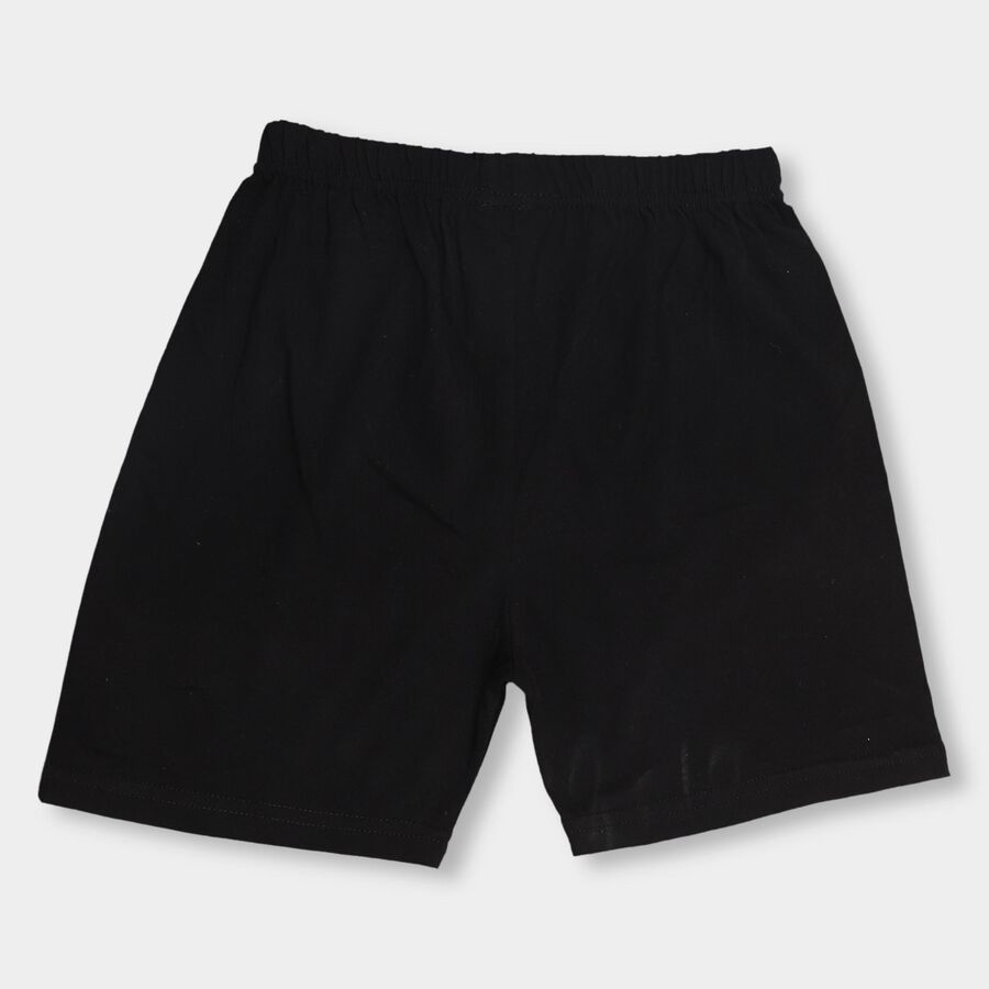 Boys' Basic Bermuda , काला, large image number null