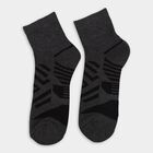 Men's Socks (Pack of 2), काला, small image number null