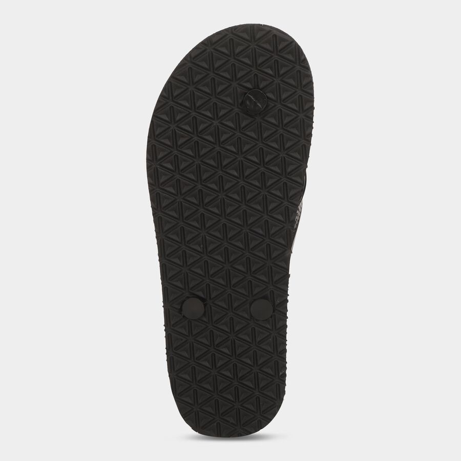 Men's V Strap Slipper, Black, large image number null