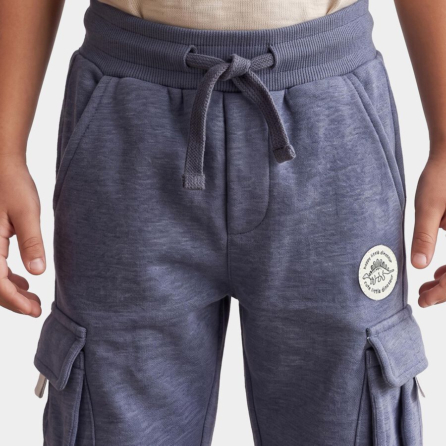 Boys Blue Jogger Cargo Pocket Pyjama, Light Blue, large