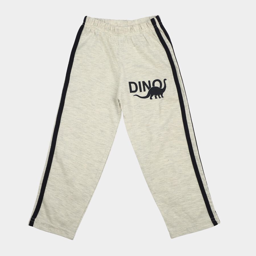 Boys' Pyjama, Ecru Melange, large