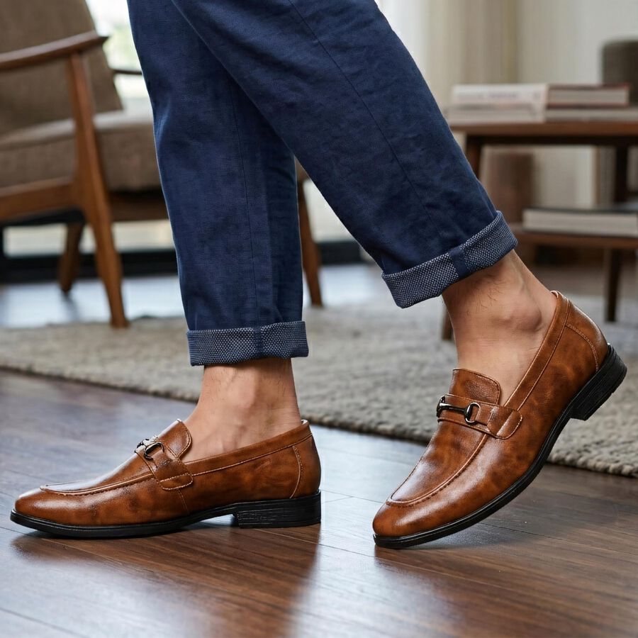 Men's Formal Shoes, टैन, large