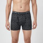 Men's Black Regular Fit Cotton Trunks, काला, small