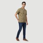 Men's Green Casual Shirt, Light Green, small