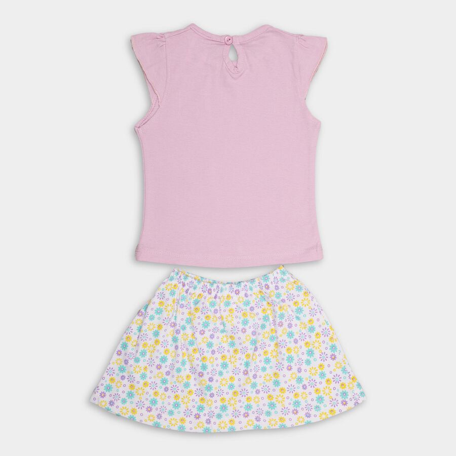 Infants' 100% Cotton Top Skirt, लाइलेक, large